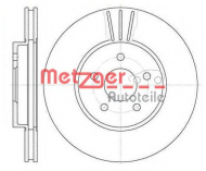 Тормозной диск METZGER 6607.10