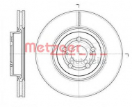 Тормозной диск METZGER 61092.10
