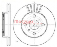 Тормозной диск METZGER 6618.10