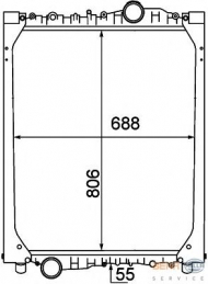 Теплообменник BEHR HELLA SERVICE 8MK 376 774-521
