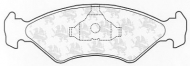 Комплект тормозных колодок QH Benelux BP445