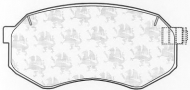 Комплект тормозных колодок QH Benelux BP1001