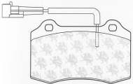 Комплект тормозных колодок QH Benelux BP1028