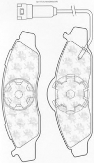 Комплект тормозных колодок QH Benelux BP1177