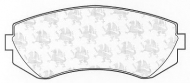 Комплект тормозных колодок QH Benelux BP1211