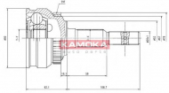 Шарнирный комплект KAMOKA 6200