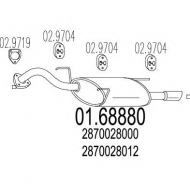 Амортизатор MTS 01.68880