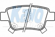 Комплект тормозных колодок KAVO PARTS BP-9083