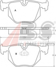 Комплект тормозных колодок A.B.S. 36715 OE