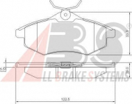 Комплект тормозных колодок A.B.S. 37307 OE