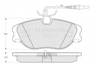 Комплект тормозных колодок FLENNOR FB210233