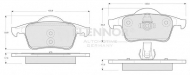 Комплект тормозных колодок FLENNOR FB210428