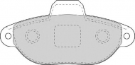 Комплект тормозных колодок NECTO FD7075A