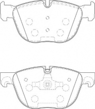 Комплект тормозных колодок NECTO FD7344A