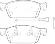 Комплект тормозных колодок NECTO FD7476V