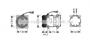 Компрессор AVA QUALITY COOLING ALK113