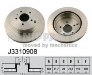Тормозной диск NIPPARTS J3310908