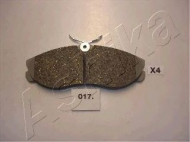 Комплект тормозных колодок ASHIKA 50-00-017