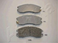 Комплект тормозных колодок ASHIKA 50-07-705
