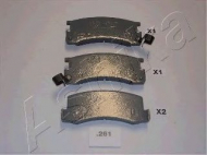 Комплект тормозных колодок ASHIKA 51-02-261