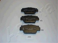 Комплект тормозных колодок ASHIKA 51-04-499