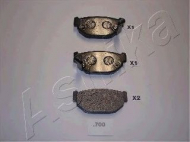 Комплект тормозных колодок ASHIKA 51-07-700