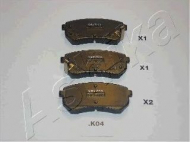 Комплект тормозных колодок ASHIKA 51-0K-004