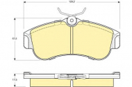 Комплект тормозных колодок GIRLING 6108481