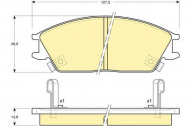 Комплект тормозных колодок GIRLING 6108939