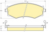 Комплект тормозных колодок GIRLING 6110089