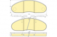 Комплект тормозных колодок GIRLING 6110773