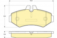 Комплект тормозных колодок GIRLING 6113994