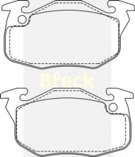Комплект тормозных колодок BRECK 20905 00 702 10
