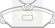 Комплект тормозных колодок BRECK 23172 00 702 00