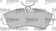 Комплект тормозных колодок VALEO 597092