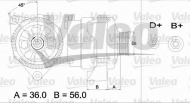 Генератор VALEO 436654
