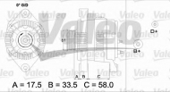 Генератор VALEO 436683