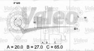 Генератор VALEO 436713