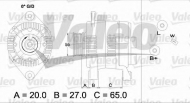 Генератор VALEO 436733