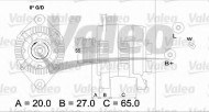 Генератор VALEO 436736