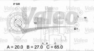 Генератор VALEO 436738