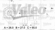 Генератор VALEO 436740