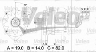 Генератор VALEO 437081