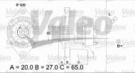 Генератор VALEO 437183