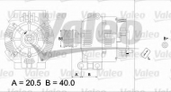 Генератор VALEO 437311
