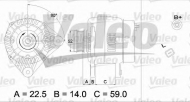Генератор VALEO 437351