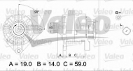 Генератор VALEO 437423