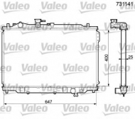 Теплообменник VALEO 731141