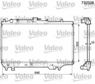 Теплообменник VALEO 732326