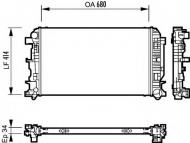 Теплообменник VALEO 735088